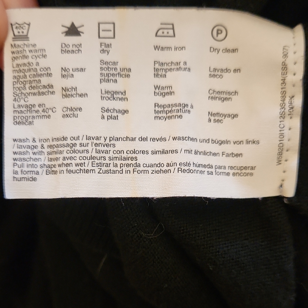 Esprit Black Ruffled Cardigan - Picture 7 of 8